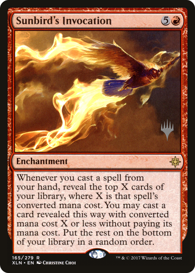 Sunbird's Invocation (PXLN-165P) - Ixalan Promos - Premium MTG Single from Wizards of the Coast - Just $0.68! Shop now at Game Crave Tournament Store
