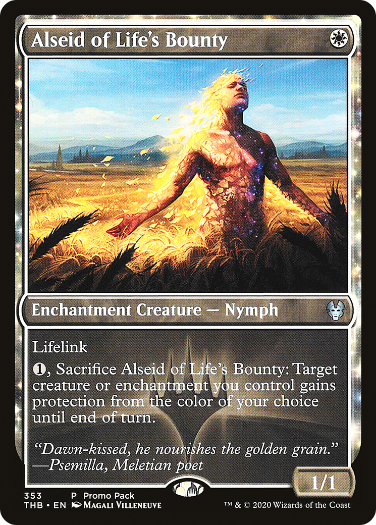 Alseid of Life's Bounty (THB-353) - Theros Beyond Death: (nyxtouched) - Premium MTG Single from Wizards of the Coast - Just $0.47! Shop now at Game Crave Tournament Store