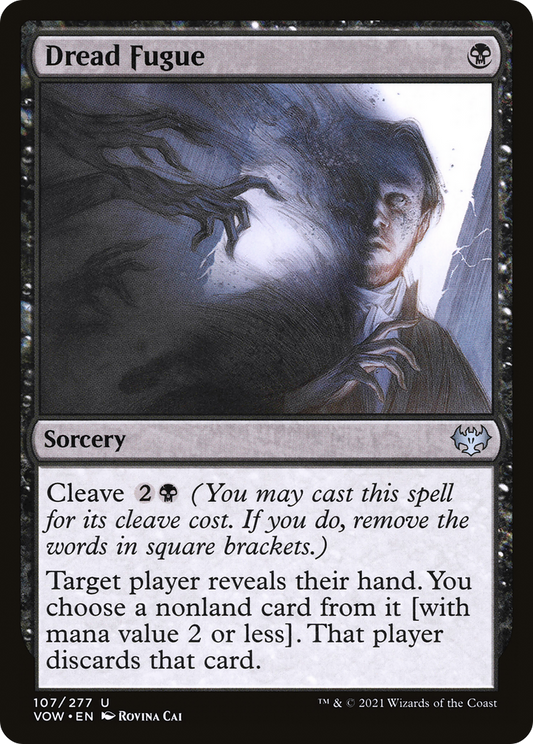 Dread Fugue (VOW-107) - Innistrad: Crimson Vow - Premium MTG Single from Wizards of the Coast - Just $0.25! Shop now at Game Crave Tournament Store