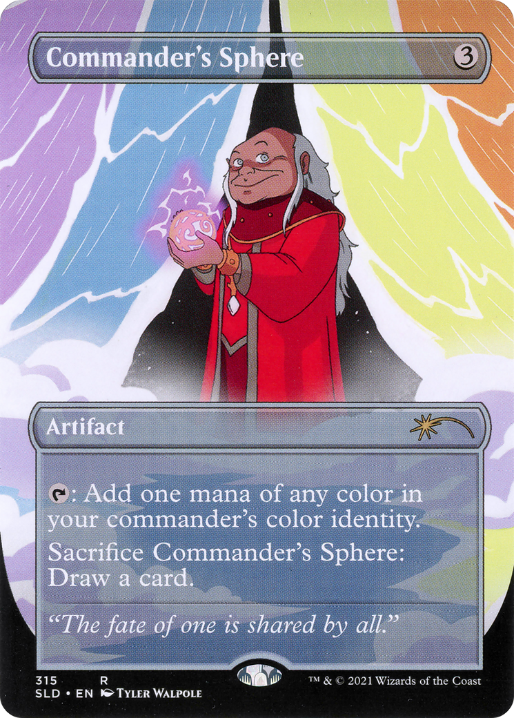 Commander's Sphere (SLD-315) - Secret Lair Drop (Borderless) - Premium MTG Single from Wizards of the Coast - Just $3.51! Shop now at Game Crave Tournament Store