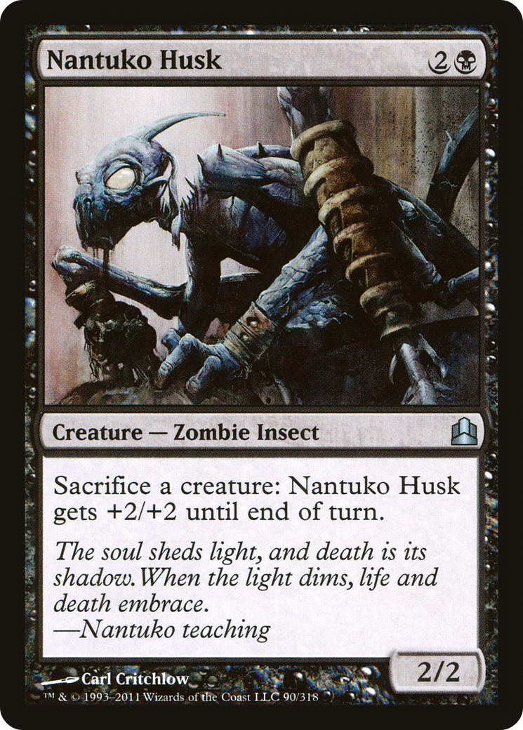 Nantuko Husk (CMD-090) - Commander 2011 - Premium MTG Single from Wizards of the Coast - Just $0.28! Shop now at Game Crave Tournament Store