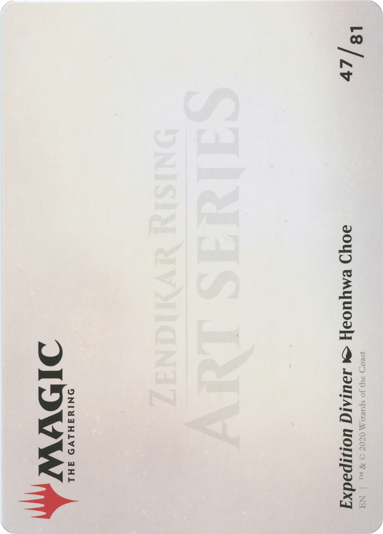 Expedition Diviner // Expedition Diviner (AZNR-047) - Zendikar Rising Art Series (Borderless) Foil - Premium MTG Single from Wizards of the Coast - Just $0! Shop now at Game Crave Tournament Store