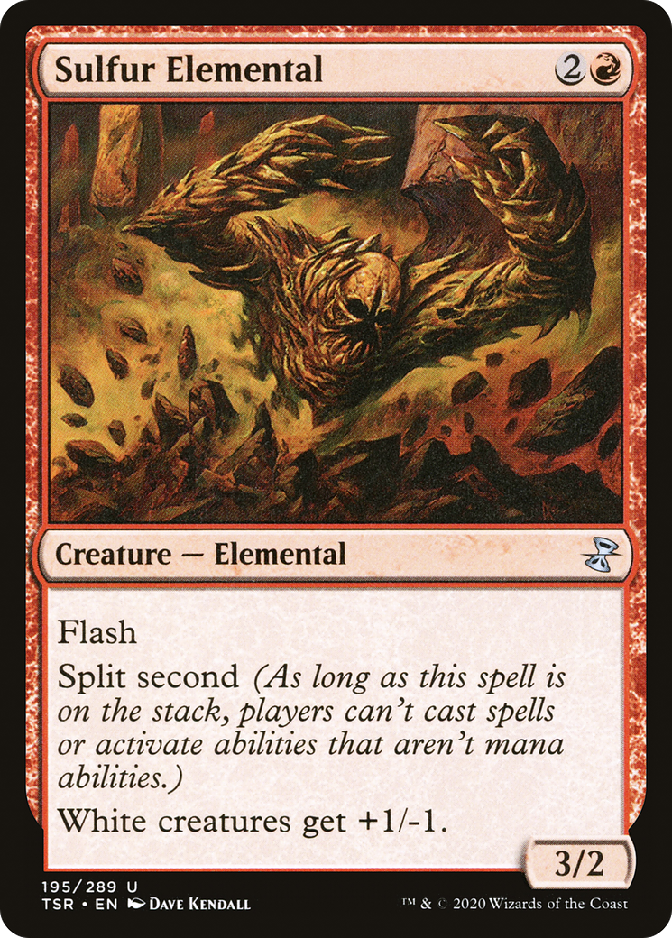 Sulfur Elemental (TSR-195) - Time Spiral Remastered - Premium MTG Single from Wizards of the Coast - Just $0.08! Shop now at Game Crave Tournament Store