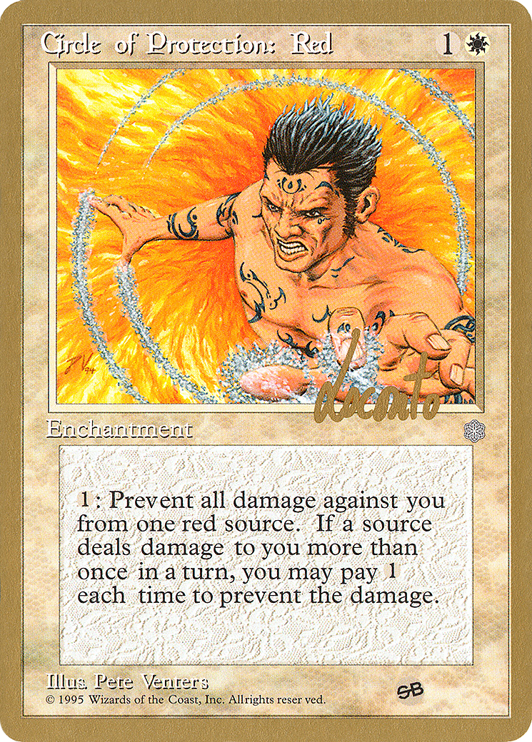 Circle of Protection: Red (PTC-ML15SB) - Pro Tour Collector Set - Premium MTG Single from Wizards of the Coast - Just $0.16! Shop now at Game Crave Tournament Store