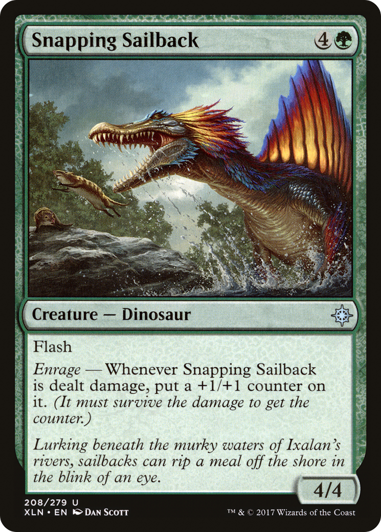 Snapping Sailback (XLN-208) - Ixalan - Premium MTG Single from Wizards of the Coast - Just $0.08! Shop now at Game Crave Tournament Store