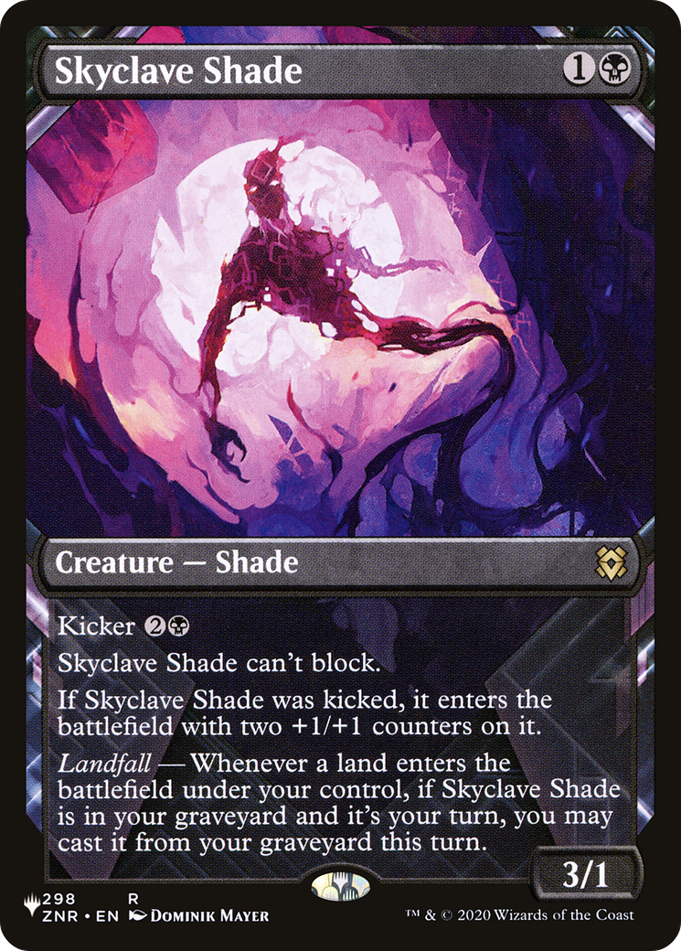 Skyclave Shade (PLIST-317) - The List: (Showcase) - Premium MTG Single from Wizards of the Coast - Just $0.08! Shop now at Game Crave Tournament Store
