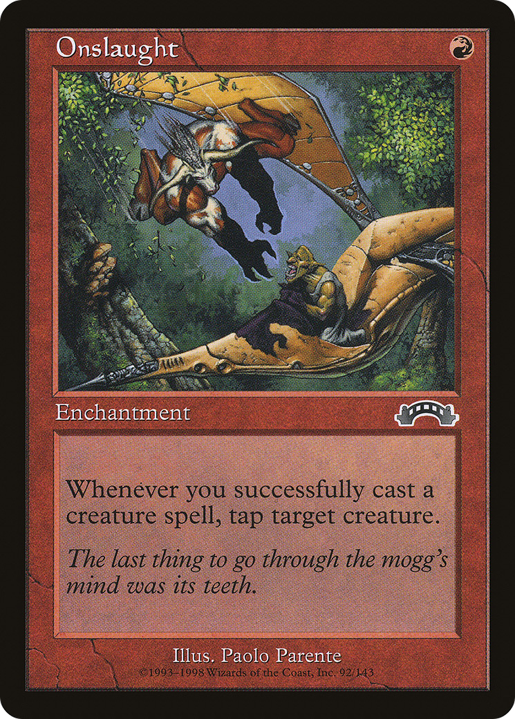 Onslaught (EXO-092) - Exodus - Premium MTG Single from Wizards of the Coast - Just $0.08! Shop now at Game Crave Tournament Store