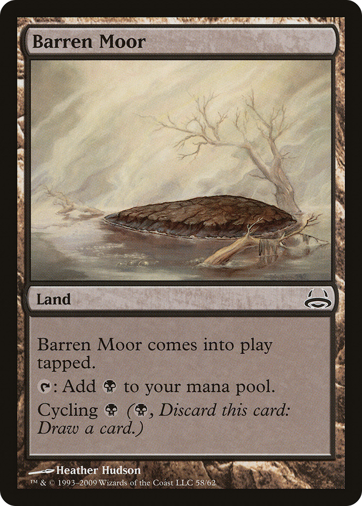Barren Moor (DDC-058) - Duel Decks: Divine vs. Demonic - Premium MTG Single from Wizards of the Coast - Just $0.08! Shop now at Game Crave Tournament Store