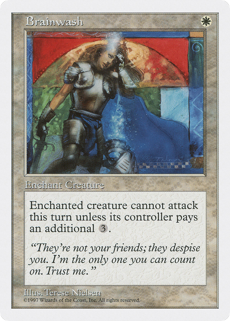 Brainwash (5ED-013) - Fifth Edition - Premium MTG Single from Wizards of the Coast - Just $0.08! Shop now at Game Crave Tournament Store