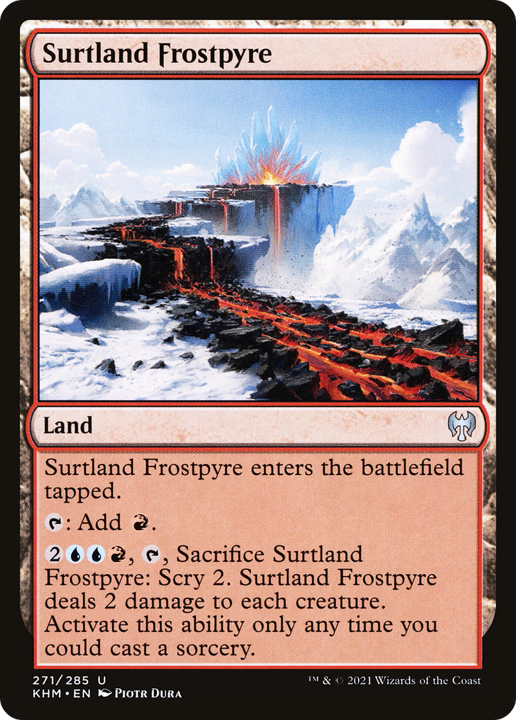 Surtland Frostpyre (KHM-271) - Kaldheim Foil - Premium MTG Single from Wizards of the Coast - Just $0.08! Shop now at Game Crave Tournament Store