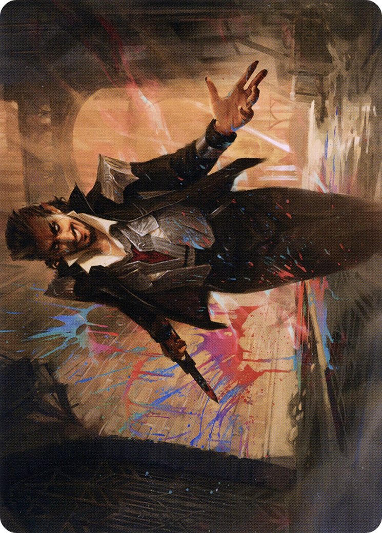 Anhelo, the Painter // Anhelo, the Painter (ASNC-038) - New Capenna Art Series (Borderless) - Premium MTG Single from Wizards of the Coast - Just $0! Shop now at Game Crave Tournament Store