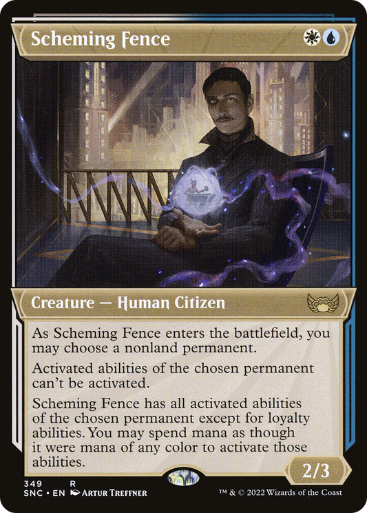 Scheming Fence (SNC-349) - Streets of New Capenna: (Showcase) - Premium MTG Single from Wizards of the Coast - Just $0.08! Shop now at Game Crave Tournament Store