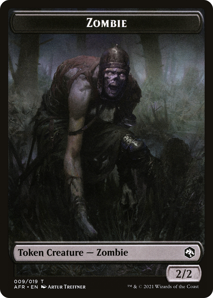 Zombie (TAFR-009) - Adventures in the Forgotten Realms Tokens - Premium MTG Single from Wizards of the Coast - Just $0.08! Shop now at Game Crave Tournament Store