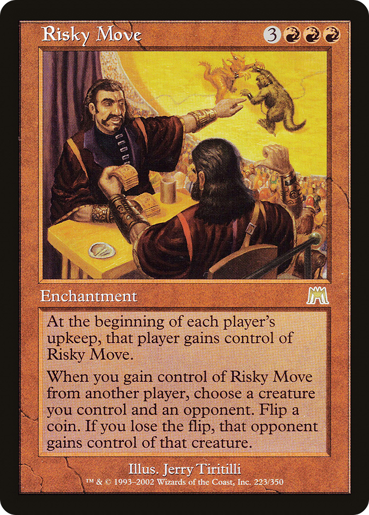 Risky Move (ONS-223) - Onslaught - Premium MTG Single from Wizards of the Coast - Just $0.97! Shop now at Game Crave Tournament Store