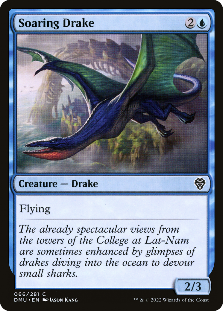 Soaring Drake (DMU-066) - Dominaria United Foil - Premium MTG Single from Wizards of the Coast - Just $0.08! Shop now at Game Crave Tournament Store