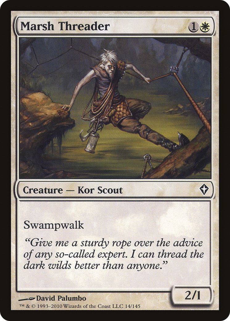 Marsh Threader (WWK-014) - Worldwake - Premium MTG Single from Wizards of the Coast - Just $0.08! Shop now at Game Crave Tournament Store