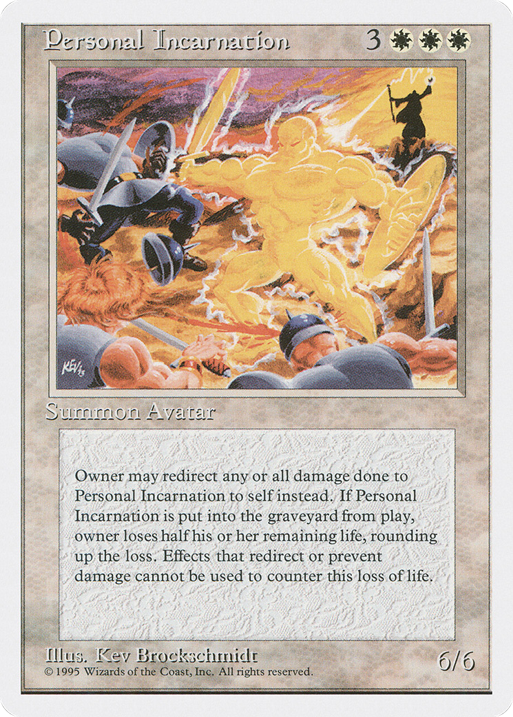 Personal Incarnation (4ED-040) - Fourth Edition - Premium MTG Single from Wizards of the Coast - Just $0.29! Shop now at Game Crave Tournament Store