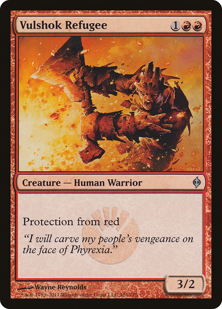 Vulshok Refugee (NPH-101) - New Phyrexia - Premium MTG Single from Wizards of the Coast - Just $0.25! Shop now at Game Crave Tournament Store