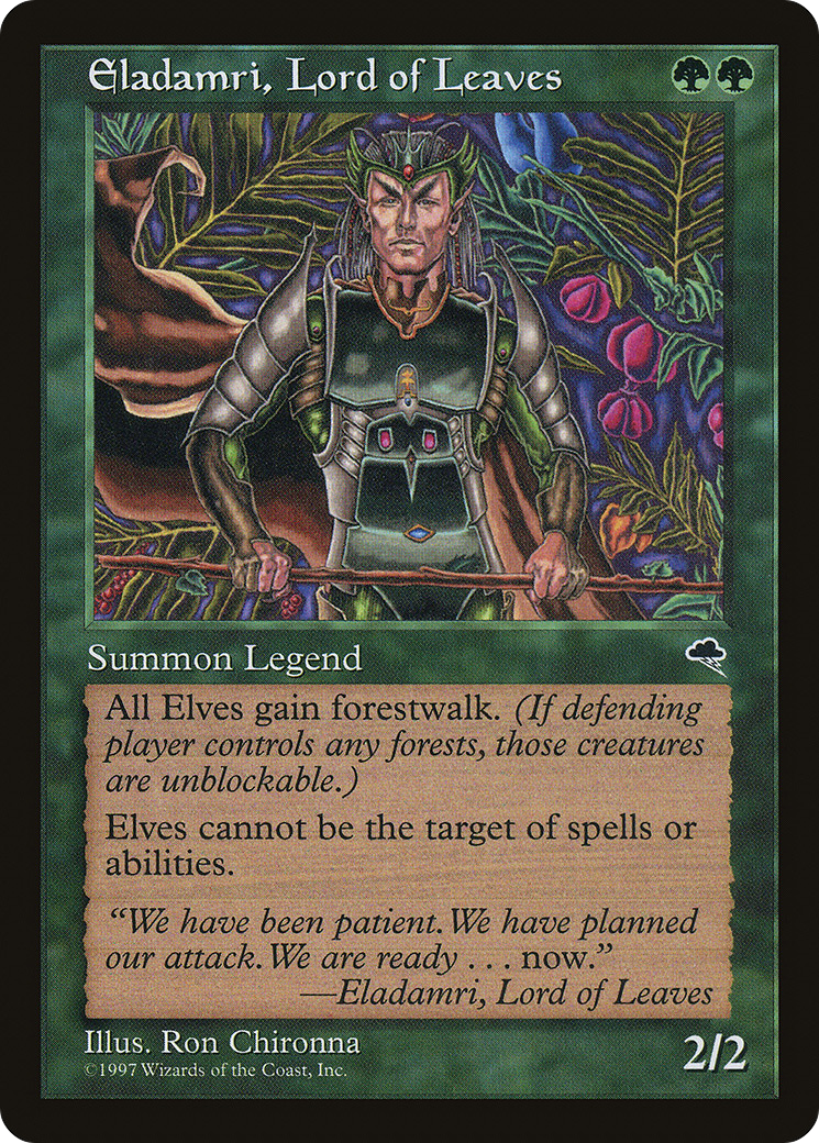 Eladamri, Lord of Leaves (TMP-224) - Tempest - Premium MTG Single from Wizards of the Coast - Just $53.13! Shop now at Game Crave Tournament Store