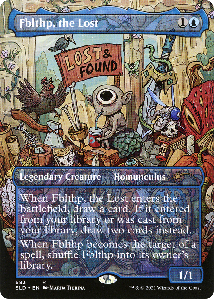 Fblthp, the Lost (SLD-583) - Secret Lair Drop (Borderless) - Premium MTG Single from Wizards of the Coast - Just $1.27! Shop now at Game Crave Tournament Store