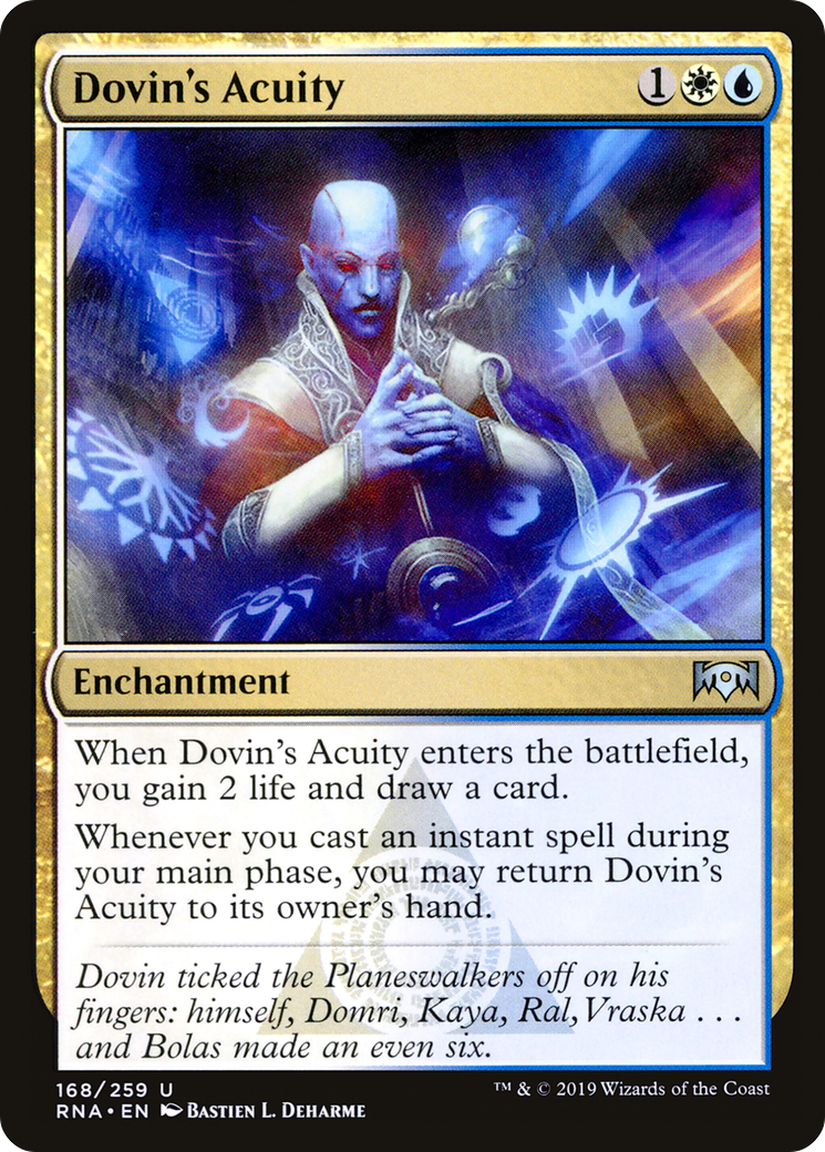 Dovin's Acuity (RNA-168) - Ravnica Allegiance - Premium MTG Single from Wizards of the Coast - Just $0.08! Shop now at Game Crave Tournament Store