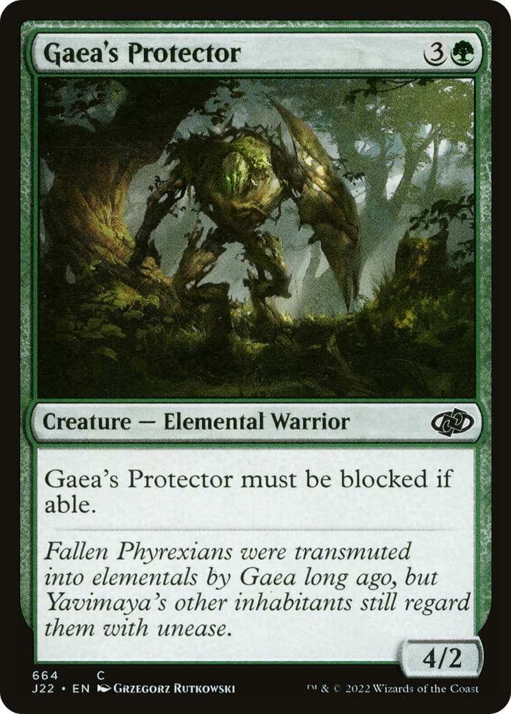 Gaea's Protector (J22-664) - Jumpstart 2022 - Premium MTG Single from Wizards of the Coast - Just $0.08! Shop now at Game Crave Tournament Store