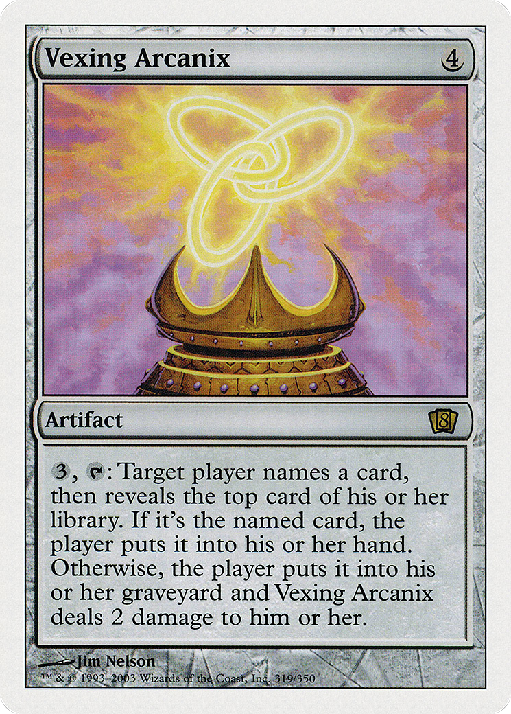 Vexing Arcanix (8ED-319) - Eighth Edition - Premium MTG Single from Wizards of the Coast - Just $0.11! Shop now at Game Crave Tournament Store