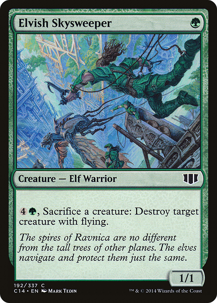 Elvish Skysweeper (C14-192) - Commander 2014 - Premium MTG Single from Wizards of the Coast - Just $0.25! Shop now at Game Crave Tournament Store