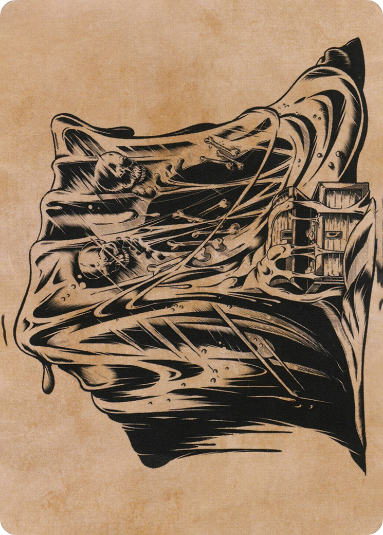 Gelatinous Cube // Gelatinous Cube (AAFR-071) - Adventures in the Forgotten Realms Art Series (Borderless) Foil - Premium MTG Single from Wizards of the Coast - Just $0! Shop now at Game Crave Tournament Store