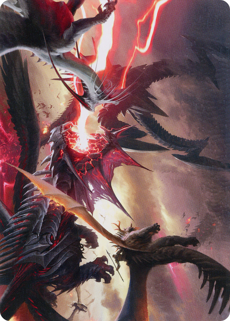 Invasion of Tarkir // Invasion of Tarkir (AMOM-034) - March of the Machine Art Series (Borderless) - Premium MTG Single from Wizards of the Coast - Just $0! Shop now at Game Crave Tournament Store