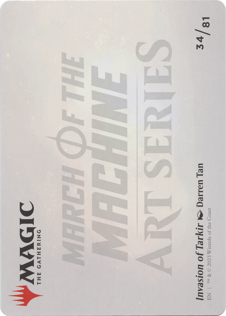 Invasion of Tarkir // Invasion of Tarkir (AMOM-034) - March of the Machine Art Series (Borderless) Foil - Premium MTG Single from Wizards of the Coast - Just $0! Shop now at Game Crave Tournament Store