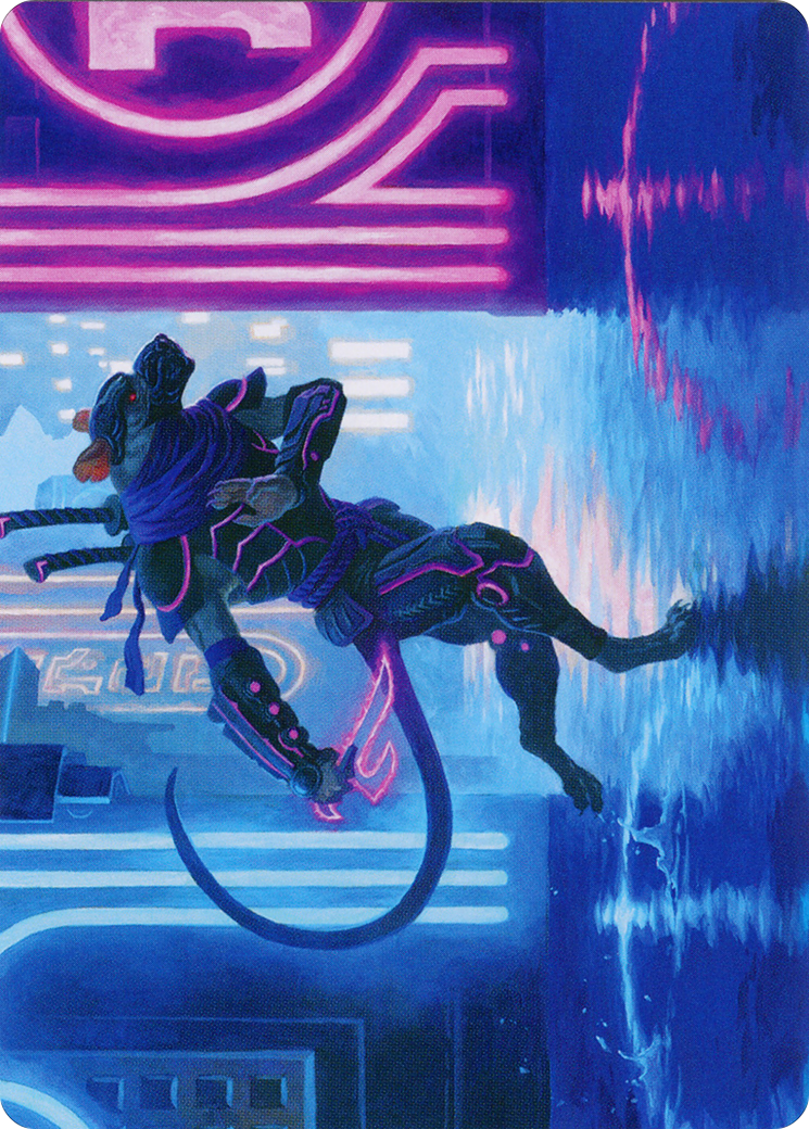 Nezumi Informant // Nezumi Informant (AMOM-027) - March of the Machine Art Series (Borderless) - Premium MTG Single from Wizards of the Coast - Just $0! Shop now at Game Crave Tournament Store