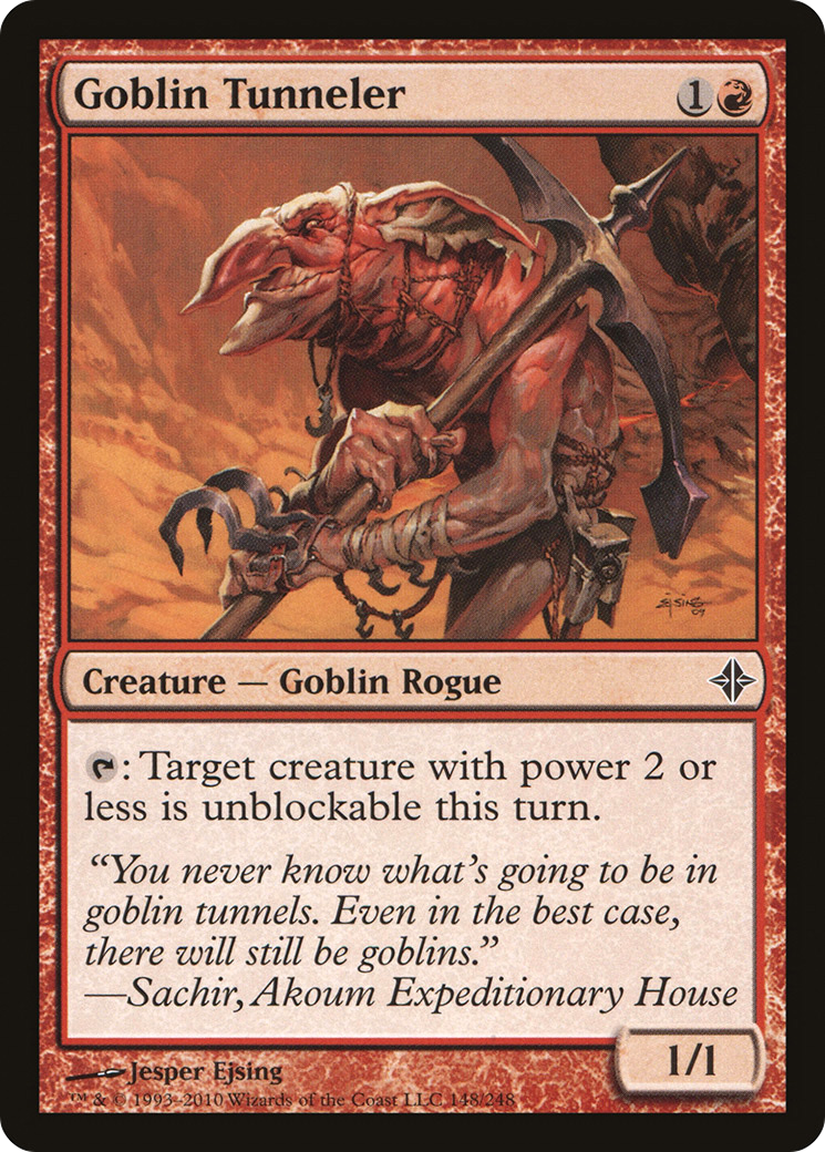Goblin Tunneler (ROE-148) - Rise of the Eldrazi Foil - Premium MTG Single from Wizards of the Coast - Just $0.08! Shop now at Game Crave Tournament Store