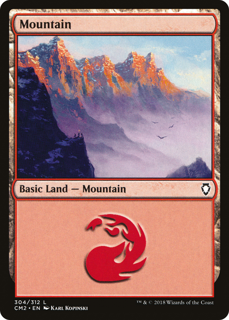 Mountain (CM2-304) - Commander Anthology Volume II - Premium MTG Single from Wizards of the Coast - Just $0.08! Shop now at Game Crave Tournament Store