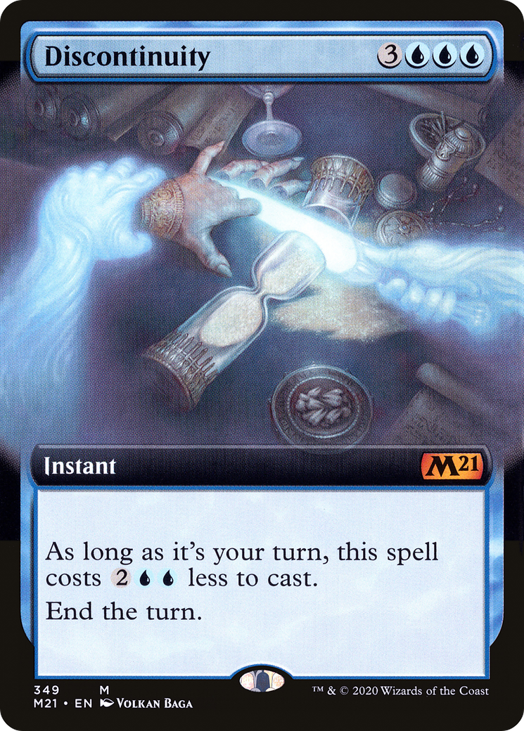 Discontinuity (M21-349) - Core Set 2021: (Extended Art) - Premium MTG Single from Wizards of the Coast - Just $0.87! Shop now at Game Crave Tournament Store