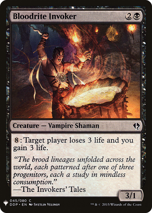 Bloodrite Invoker (MB1-582) - Mystery Booster - Premium MTG Single from Wizards of the Coast - Just $0.08! Shop now at Game Crave Tournament Store