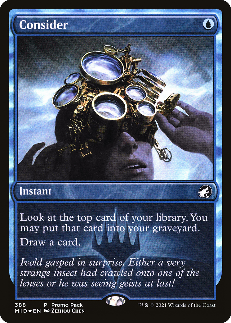 Consider (MID-388) - Innistrad: Midnight Hunt - Premium MTG Single from Wizards of the Coast - Just $0.44! Shop now at Game Crave Tournament Store