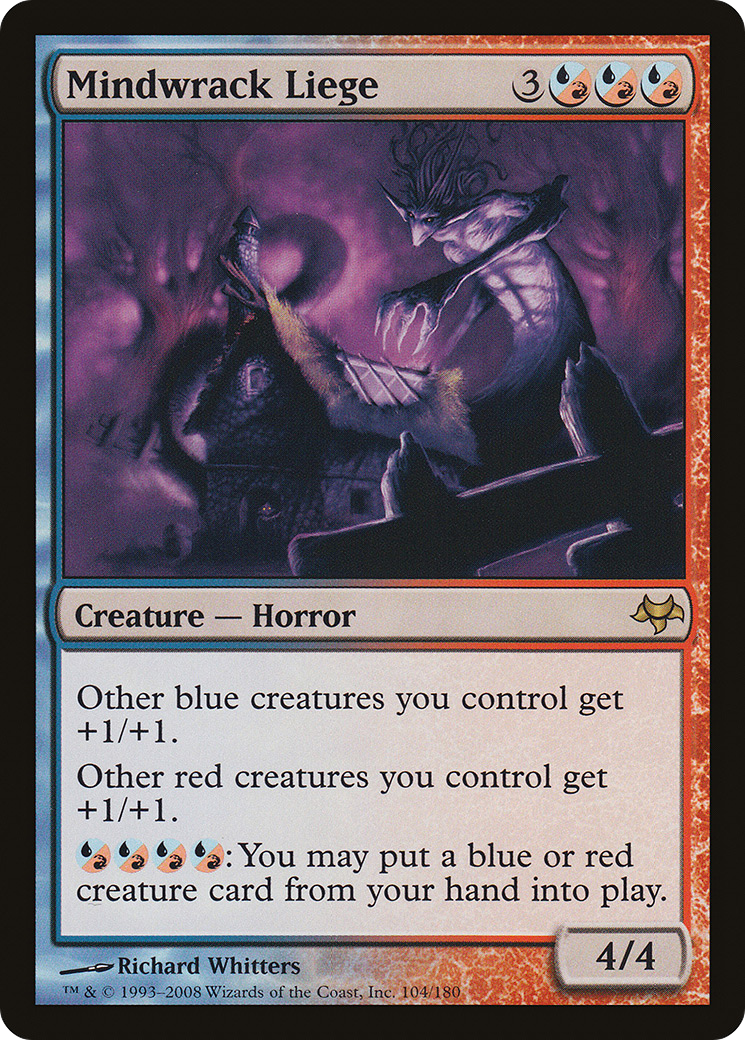 Mindwrack Liege (EVE-104) - Eventide - Premium MTG Single from Wizards of the Coast - Just $0.08! Shop now at Game Crave Tournament Store