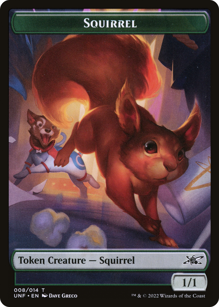 Squirrel (TUNF-008) - Unfinity Tokens - Premium MTG Single from Wizards of the Coast - Just $0.08! Shop now at Game Crave Tournament Store