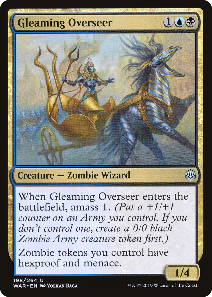Gleaming Overseer (WAR-198) - War of the Spark - Premium MTG Single from Wizards of the Coast - Just $0.08! Shop now at Game Crave Tournament Store