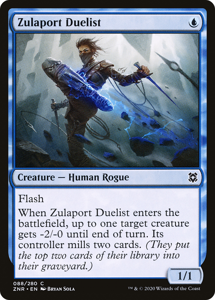 Zulaport Duelist (ZNR-088) - Zendikar Rising - Premium MTG Single from Wizards of the Coast - Just $0.08! Shop now at Game Crave Tournament Store