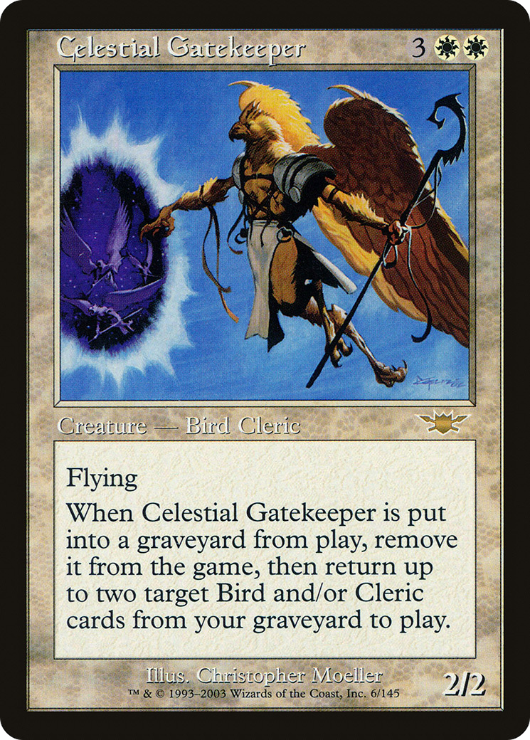 Celestial Gatekeeper (LGN-006) - Legions - Premium MTG Single from Wizards of the Coast - Just $0.36! Shop now at Game Crave Tournament Store