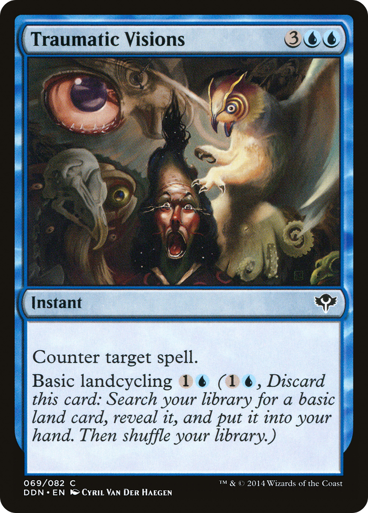 Traumatic Visions (DDN-069) - Duel Decks: Speed vs. Cunning - Premium MTG Single from Wizards of the Coast - Just $0.08! Shop now at Game Crave Tournament Store