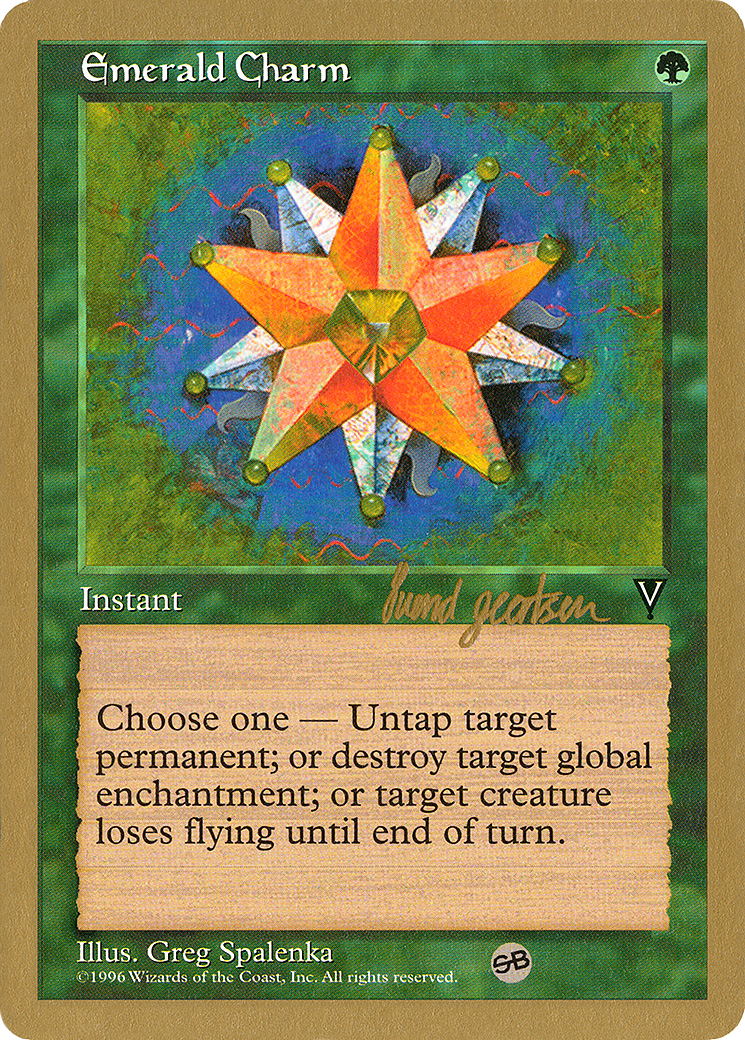 Emerald Charm (WC97-SG106SB) - World Championship Decks 1997 - Premium MTG Single from Wizards of the Coast - Just $0.08! Shop now at Game Crave Tournament Store