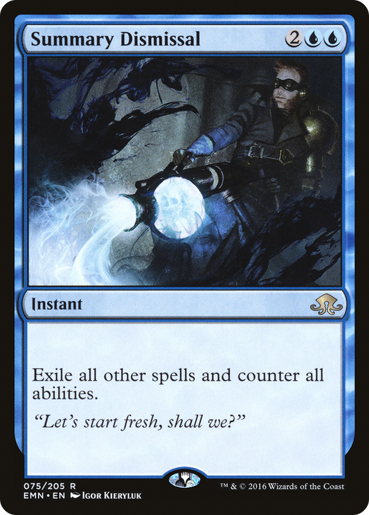 Summary Dismissal (EMN-075) - Eldritch Moon - Premium MTG Single from Wizards of the Coast - Just $0.25! Shop now at Game Crave Tournament Store