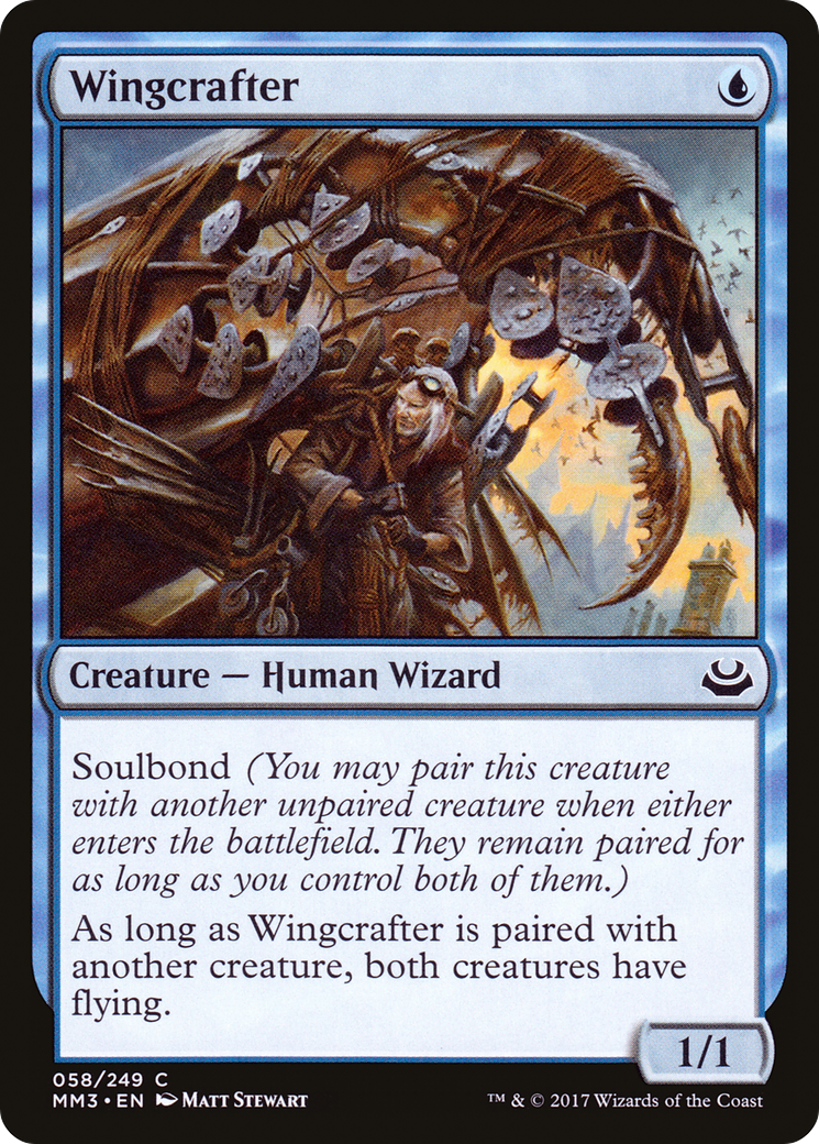 Wingcrafter (MM3-058) - Modern Masters 2017 Foil - Premium MTG Single from Wizards of the Coast - Just $0.16! Shop now at Game Crave Tournament Store