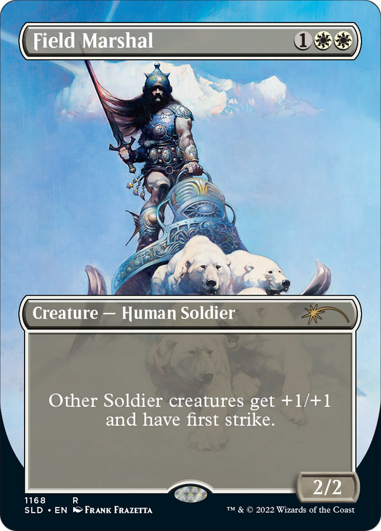 Field Marshal (SLD-1168) - Secret Lair Drop (Borderless) - Premium MTG Single from Wizards of the Coast - Just $2.04! Shop now at Game Crave Tournament Store