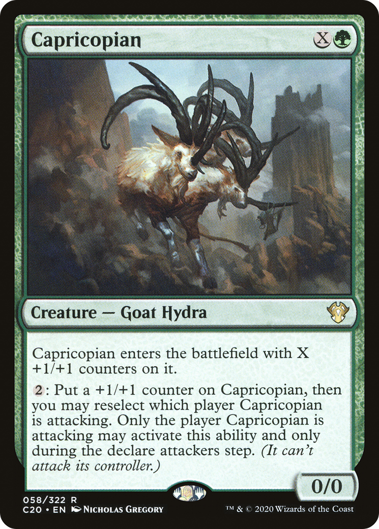 Capricopian (C20-058) - Commander 2020 - Premium MTG Single from Wizards of the Coast - Just $0.53! Shop now at Game Crave Tournament Store