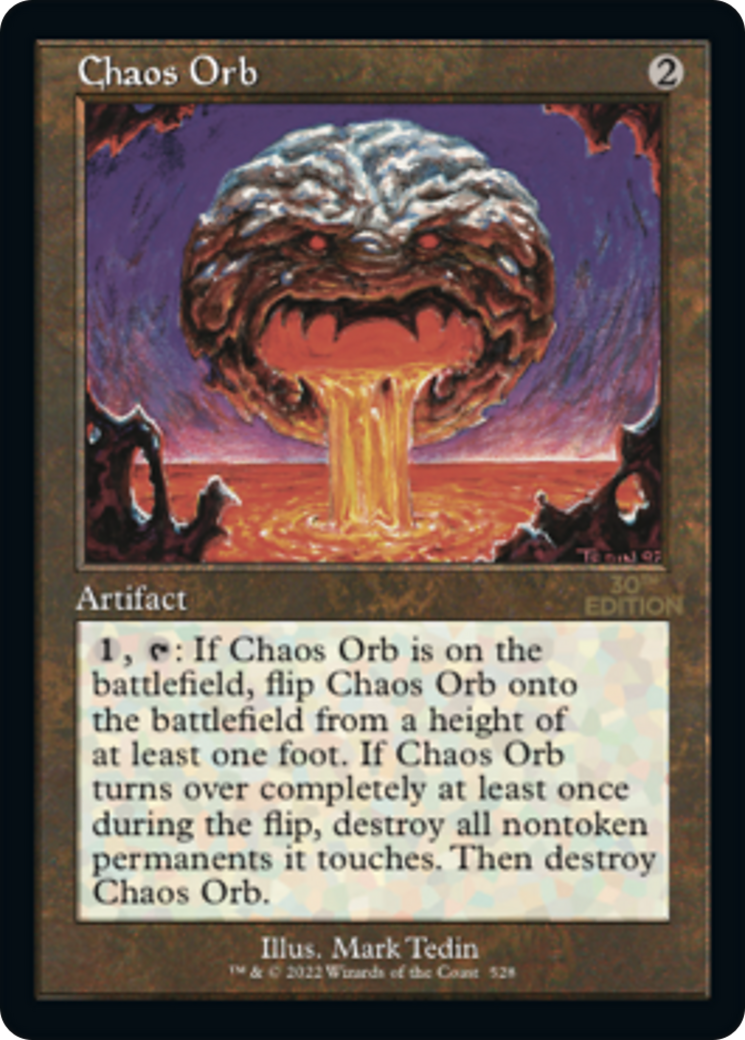 Chaos Orb (30A-528) - 30th Anniversary Edition - Premium MTG Single from Wizards of the Coast - Just $319.47! Shop now at Game Crave Tournament Store