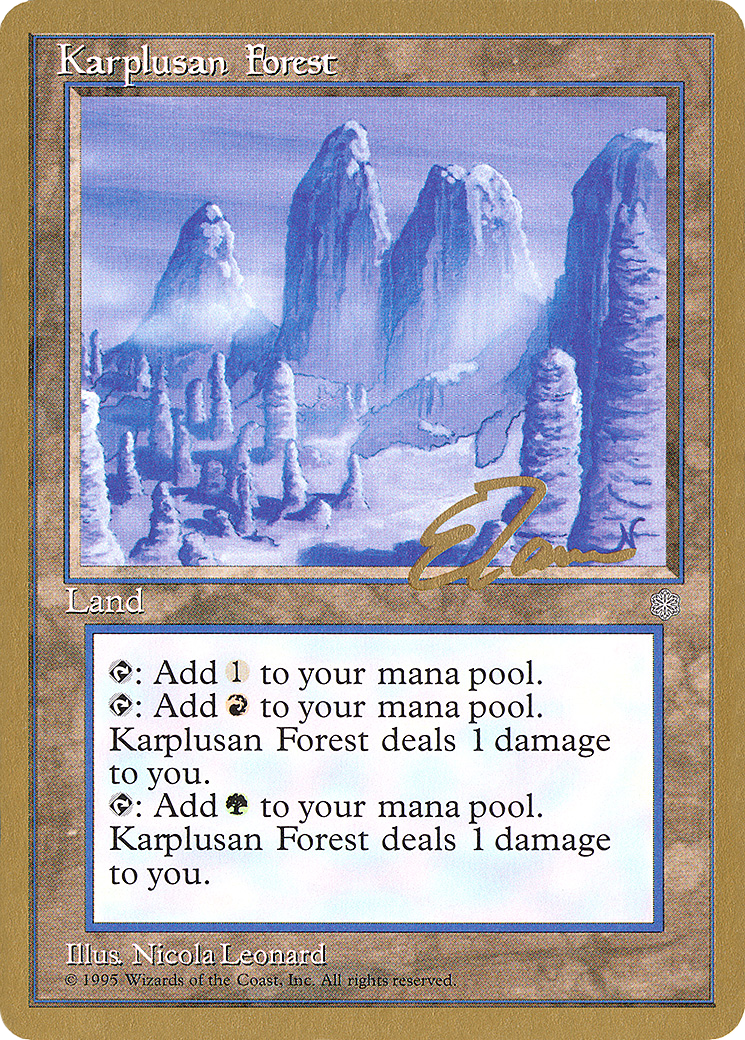 Karplusan Forest (PTC-ET356) - Pro Tour Collector Set - Premium MTG Single from Wizards of the Coast - Just $0.45! Shop now at Game Crave Tournament Store